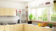 7 اصل مهم در انتخاب مدل کابینت آشپزخانه کوچک پنجره دار