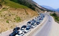 هشدار پلیس راه | جاده کندوان به پیشواز ترافیک رفت