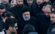 حضور رئیس‌جمهور در مراسم تشییع شهدای گمنام در تهران