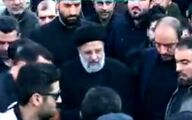 حضور رئیس‌جمهور در مراسم تشییع شهدای گمنام در تهران