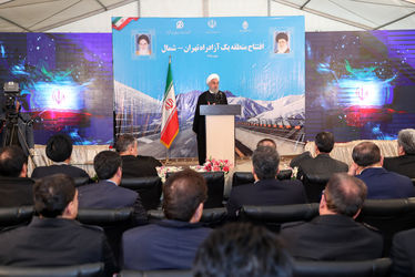  افتتاح منطقه یک آزادراه تهران - شمال