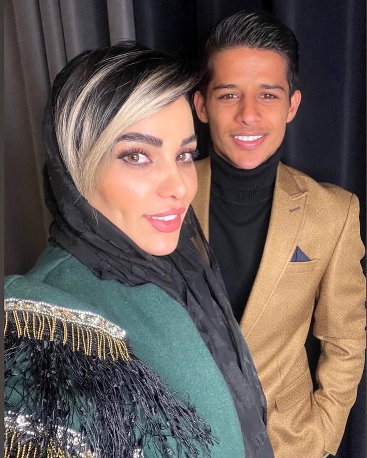 عکس پخش شده از زن مهدی قائدی در باشگاه مردانه | زن مهدی قائدی با پسرها ورزش می کند!
