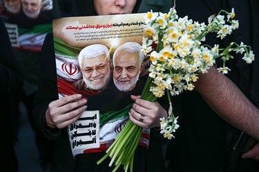 تشییع پیکر «حاج قاسم و ابومهدی» در اهواز