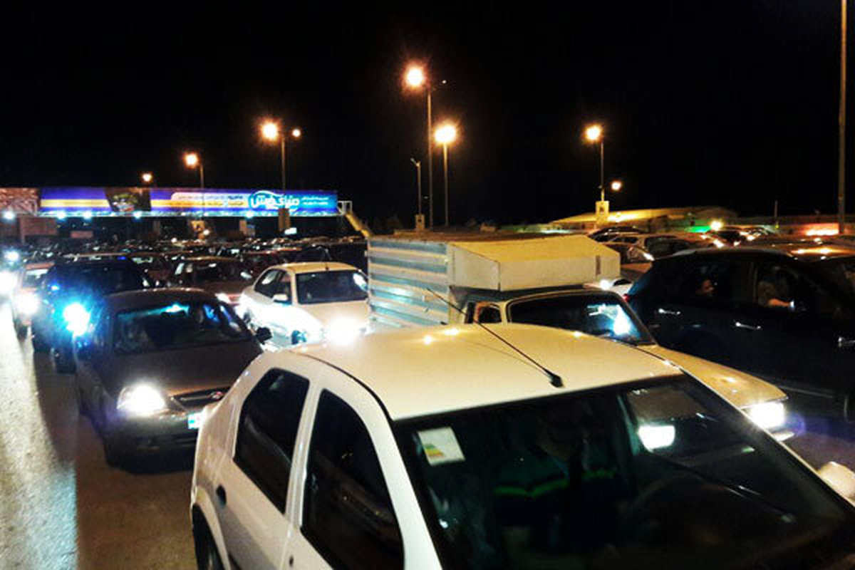 ترافیک شدید در خیابانهای کرج به دنبال وقوع زلزله
