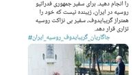 طعنه دیپلمات سابق ایران به سفیر روسیه