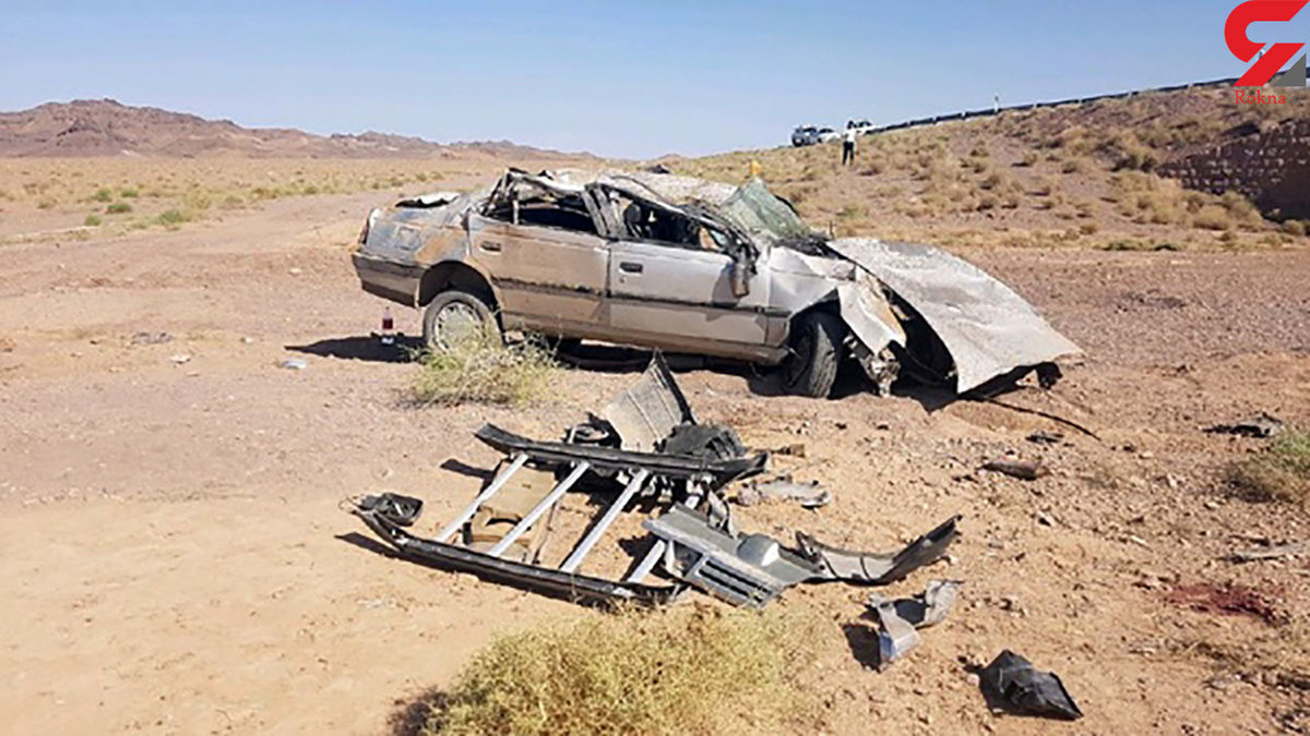 قطع شدن دست کودک گنابادی در واژگونی پژو 405