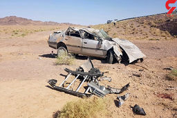 قطع شدن دست کودک گنابادی در واژگونی پژو 405