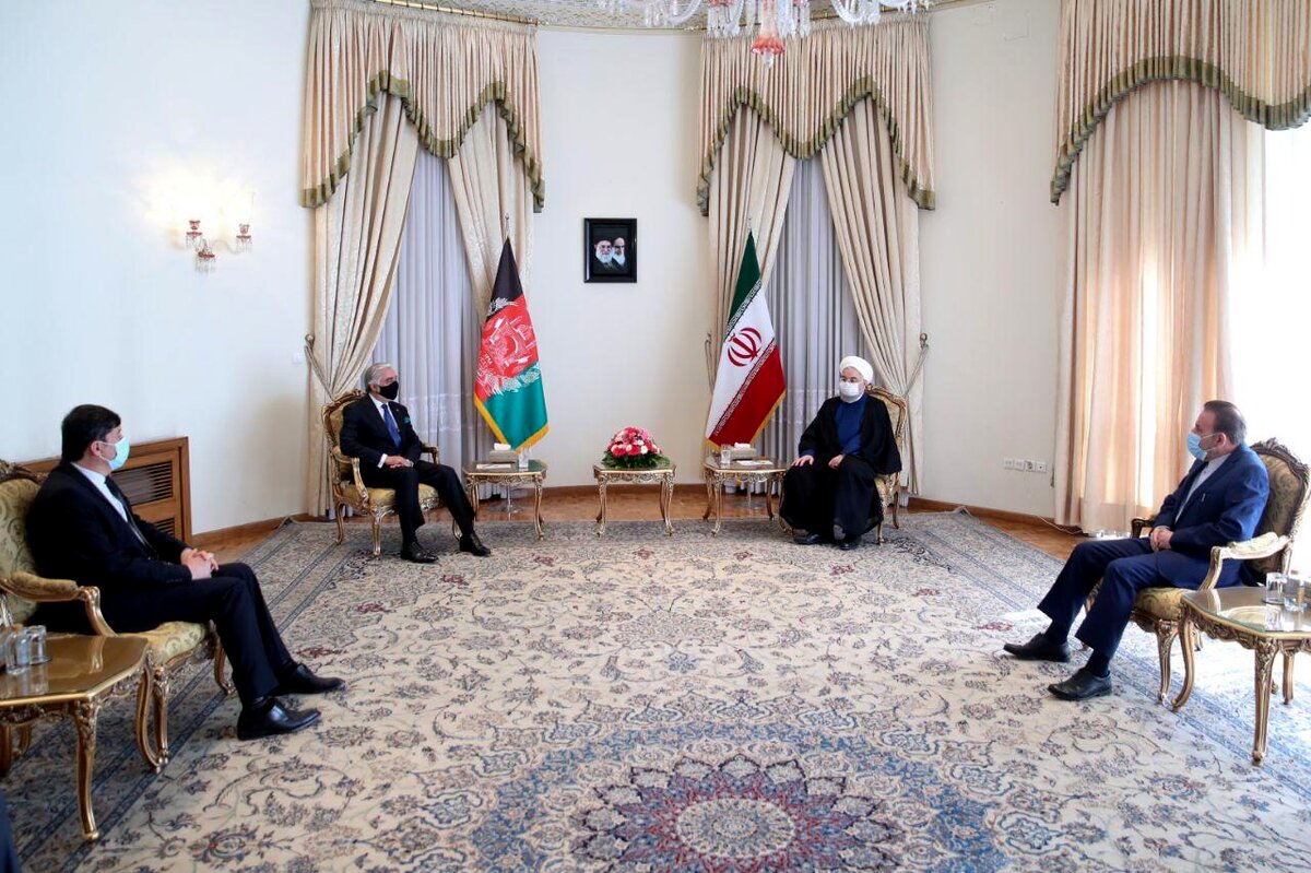 عبدالله عبدالله با روحانی دیدار کرد
