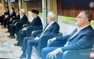 چرا از میان ۷ نفر ، فقط یک نفر ماسک زده (همتی)؟

