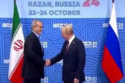 پزشکیان به دیدار با پوتین هم دیر رسید + عکس العمل پوتین