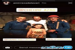 تفریح روزهای داغ تابستان آقای دلاوری و دخترش + عکس