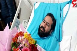 طلبه مجروح حادثه حرم رضوی دوباره در بیمارستان بستری شد + عکس