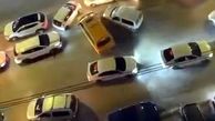 هجوم اسرائیلی ها به پمپ بنزین ها در پی شایعه حمله ایران + فیلم