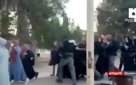 حمله وحشیانه صهیونیست‌ها به زنان فلسطینی