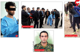 قاتل افسر پلیس مشهد پای چوبه دار / بی رحمانه قمه را در ران شهید احسان پای خسته فرو کرد + عکس