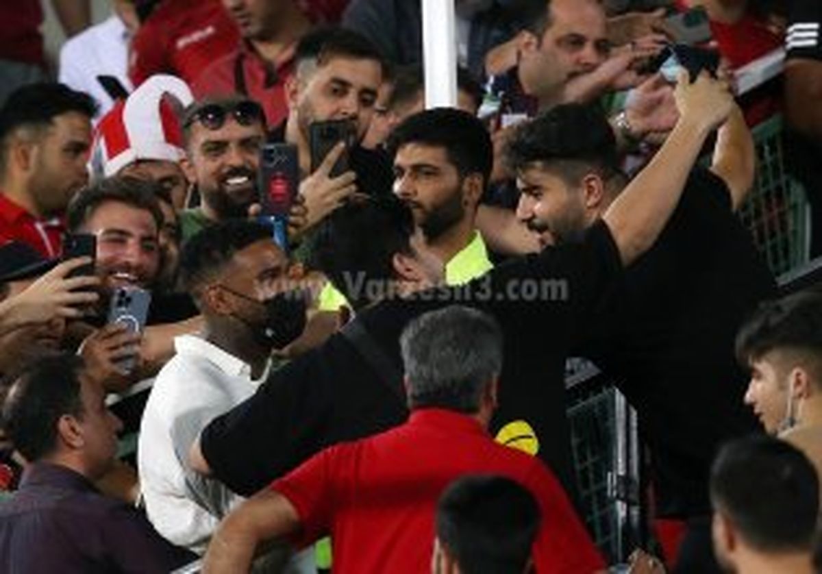 لوکادیا با دو پرسپولیسی سرشاخ شد! (عکس)