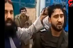 فیلم شکنجه طالبان به خاطر مدل موی مرد جوان ! / توبه طالبان توبه گرگ است !