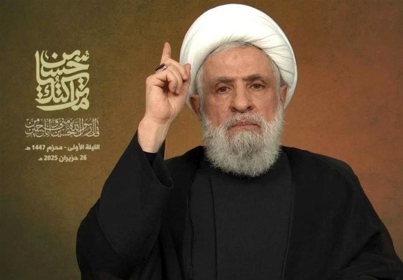 شیخ نعیم قاسم : اسرائیل می‌خواهد لبنان را ببلعد