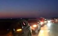 حرکت سریع تروریست ها به سوی حمص + فیلم