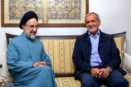 مسعود پزشکیان خاتمی را در کجا ملاقات کرد؟ | جزئیات تازه از یک دیدار مهم+ عکس