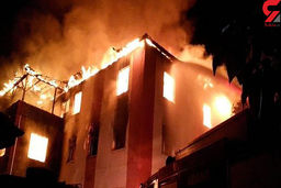 مرگ 11 دانش آموز در آتش سوزی مدرسه نابینایان / حال 6 دانش آموز اوگاندا وخیم است