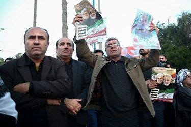 تشییع پیکر «حاج قاسم و ابومهدی» در اهواز