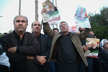تشییع پیکر «حاج قاسم و ابومهدی» در اهواز