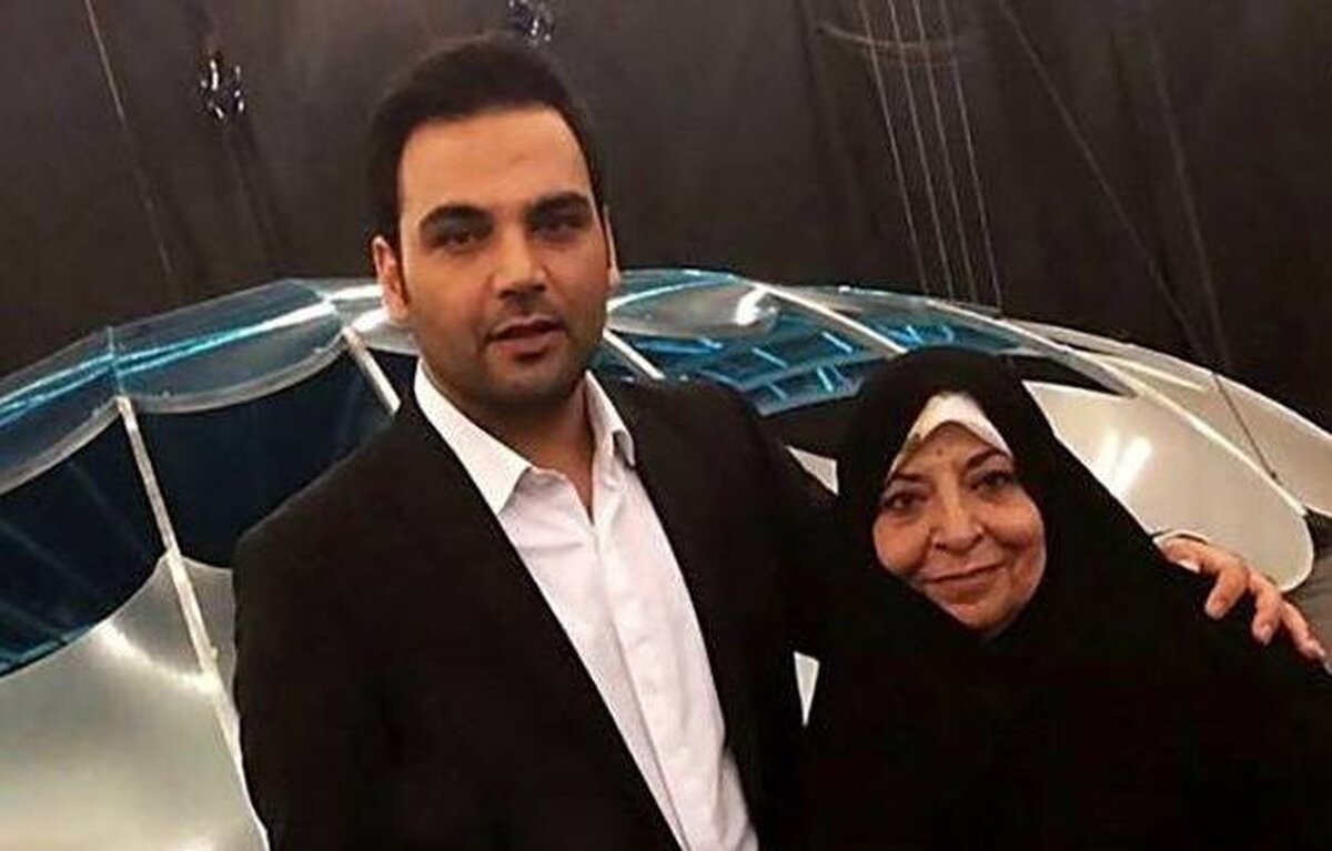عکسی از احسان علیخانی و مادرش