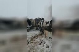 عکس و فیلم سقوط هواپیمای ارتباطی آمریکا در منطقه طالبان در افغانستان 