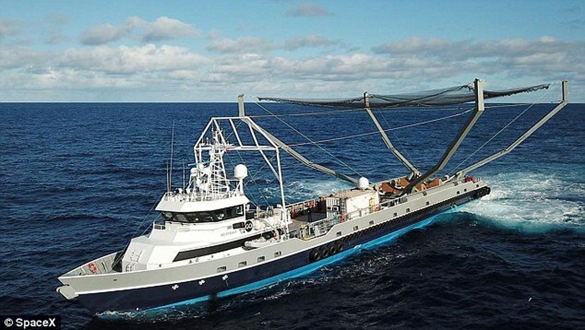 تلاش اسپیس ایکس برای گرفتن کلاهک 6 میلیون دلاری دوباره نافرجام ماند+تصاویر