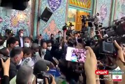 لحظه رای دادن عبدالناصر همتی