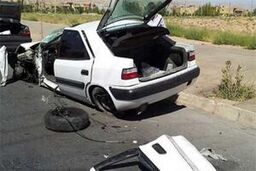 ۲ کشته و ۳ مصدوم در برخورد زانتیا با پراید