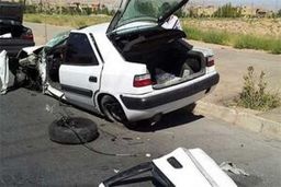 ۲ کشته و ۳ مصدوم در برخورد زانتیا با پراید