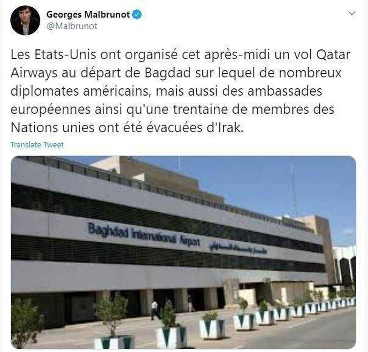 آمریکا و اروپا دیپلمات های خود را از عراق خارج کردند
