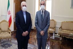 خداحافظی سفیر اسپانیا با ظریف+عکس