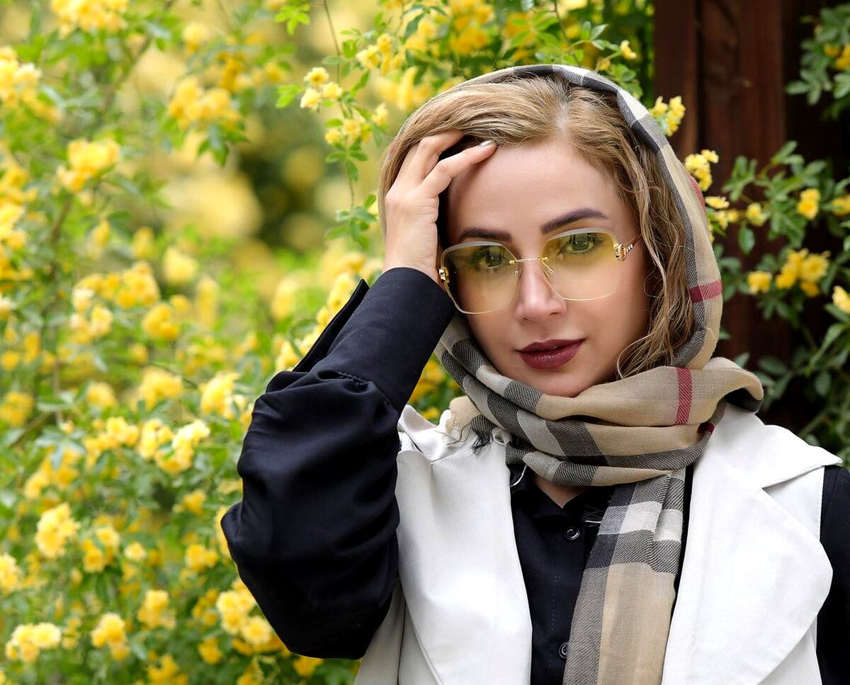 عکس متفاوت از شبنم قلی خانی در طبیعت