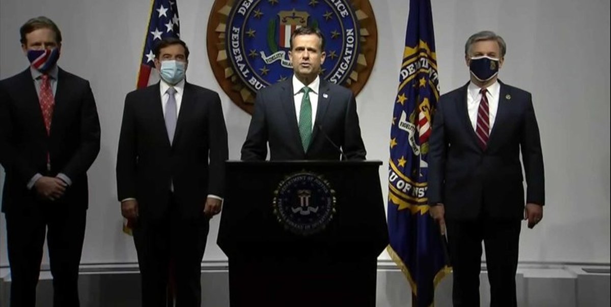 پالتیکو: برخی اظهارات رتکلیف درباره مداخله ایران در انتخابات آمریکا خارج از متن بود