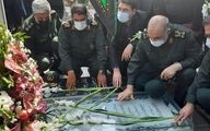 فرمانده سپاه به مقام شامخ شهید سلیمانی ادای احترام کرد