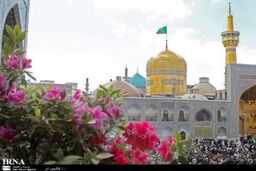 جشن سالروز میلاد امام هادی(ع) در حرم رضوی برگزار شد