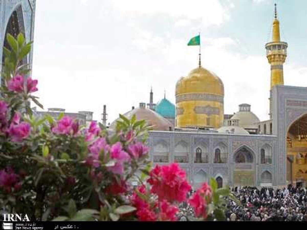 جشن سالروز میلاد امام هادی(ع) در حرم رضوی برگزار شد