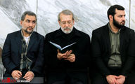 گزارش تصویری/ مراسم ختم شهدای حافظ امنیت ناجا با حضور لاریجانی
