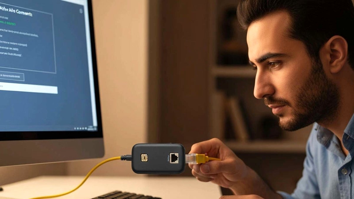 ۵ ترفند اتصال سریع اینترنت با مودم جیبی و کابل لن