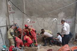 غوطه‌ور شدن مرگبار کارگر جوان در چاه ۴ متری + تصاویر