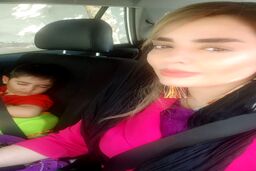عکس سپیده خداوردی در ماشین لاکچری 