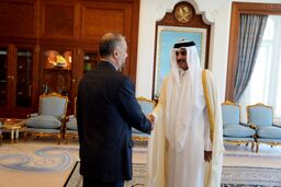 امیرعبداللهیان با امیر قطر دیدار کرد