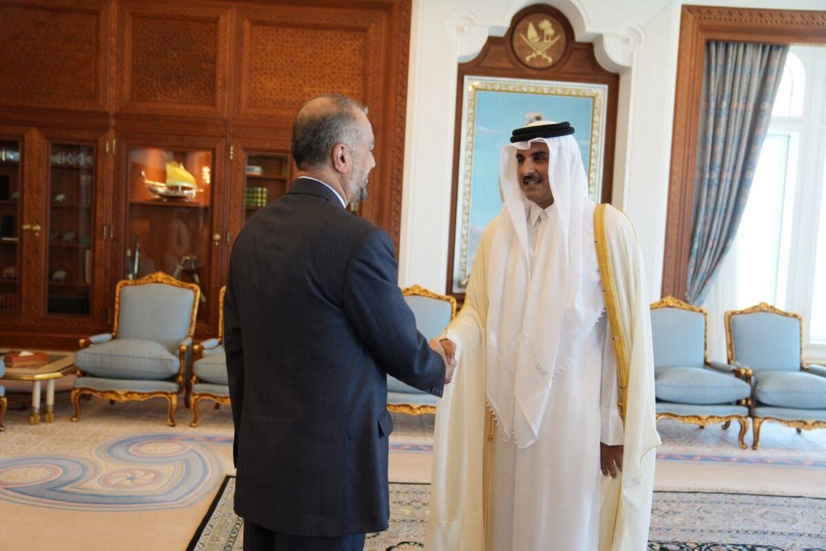امیرعبداللهیان با امیر قطر دیدار کرد