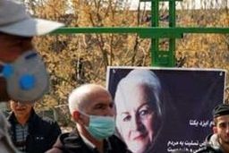 تصاویرتشییع پیکر ملکه رنجبر زیر سایه کرونا