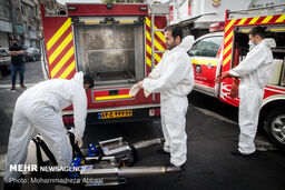 گزارش تصویری عملیات ضدعفونی شهری؛ جنوب تهران
