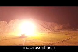 فیلم/ لحظه شلیک انتقامی موشک های سپاه 