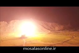 فیلم/ لحظه شلیک انتقامی موشک های سپاه 